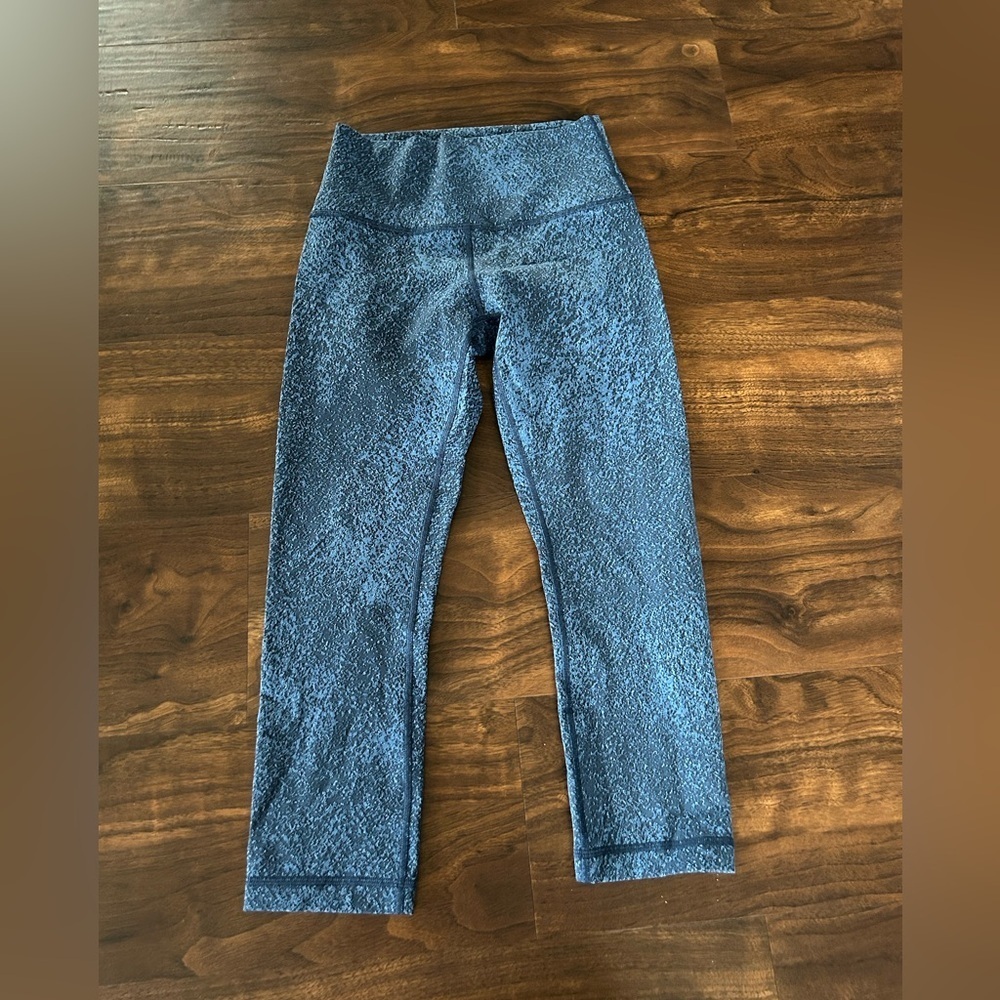 Lululemon Wunder Under Crop Hi-Rise Luxtreme Mineral Deposit Lunar Eclipse Royal